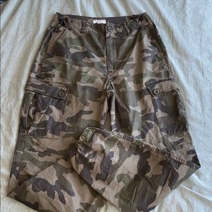 Camo cargo pants